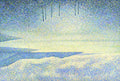 Theo van Rysselberghe Coastal Scene drilled A4 Photo Print
