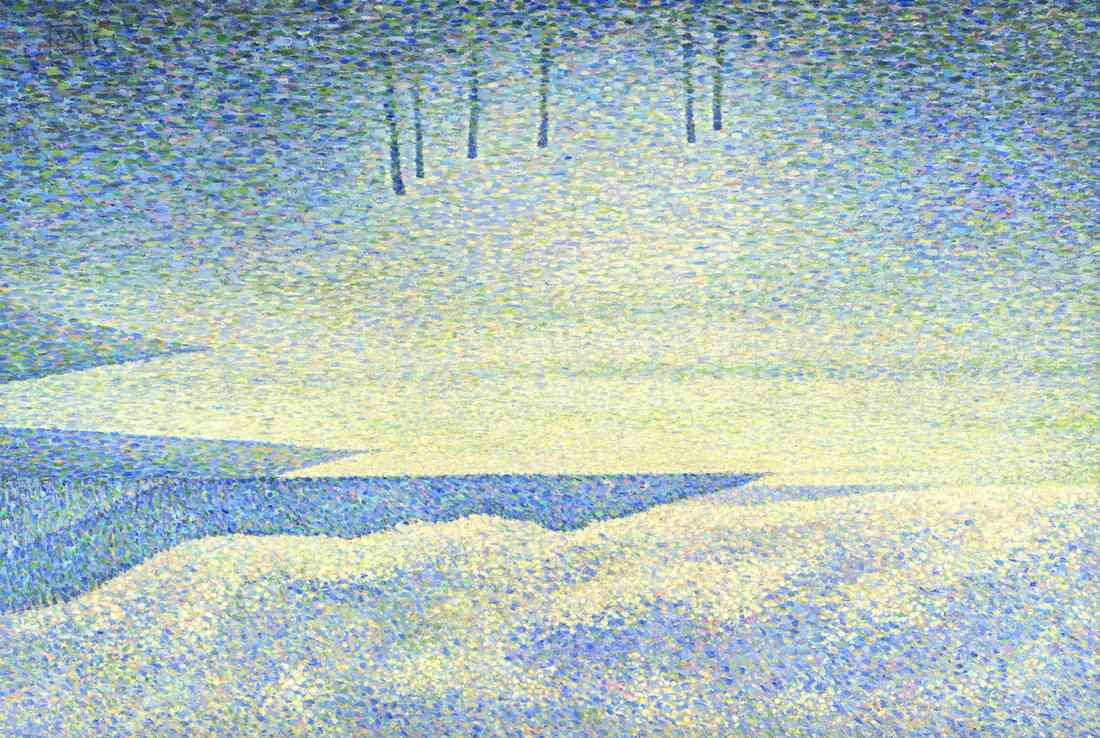 Theo van Rysselberghe Coastal Scene drilled A4 Photo Print