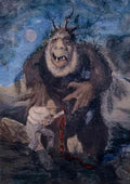 Theodor Severin Kittelsen forest troll skogtrold A4 Photo Print