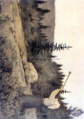 Theodor Severin Kittelsen op under fjeldet toner en lur A4 Photo Print