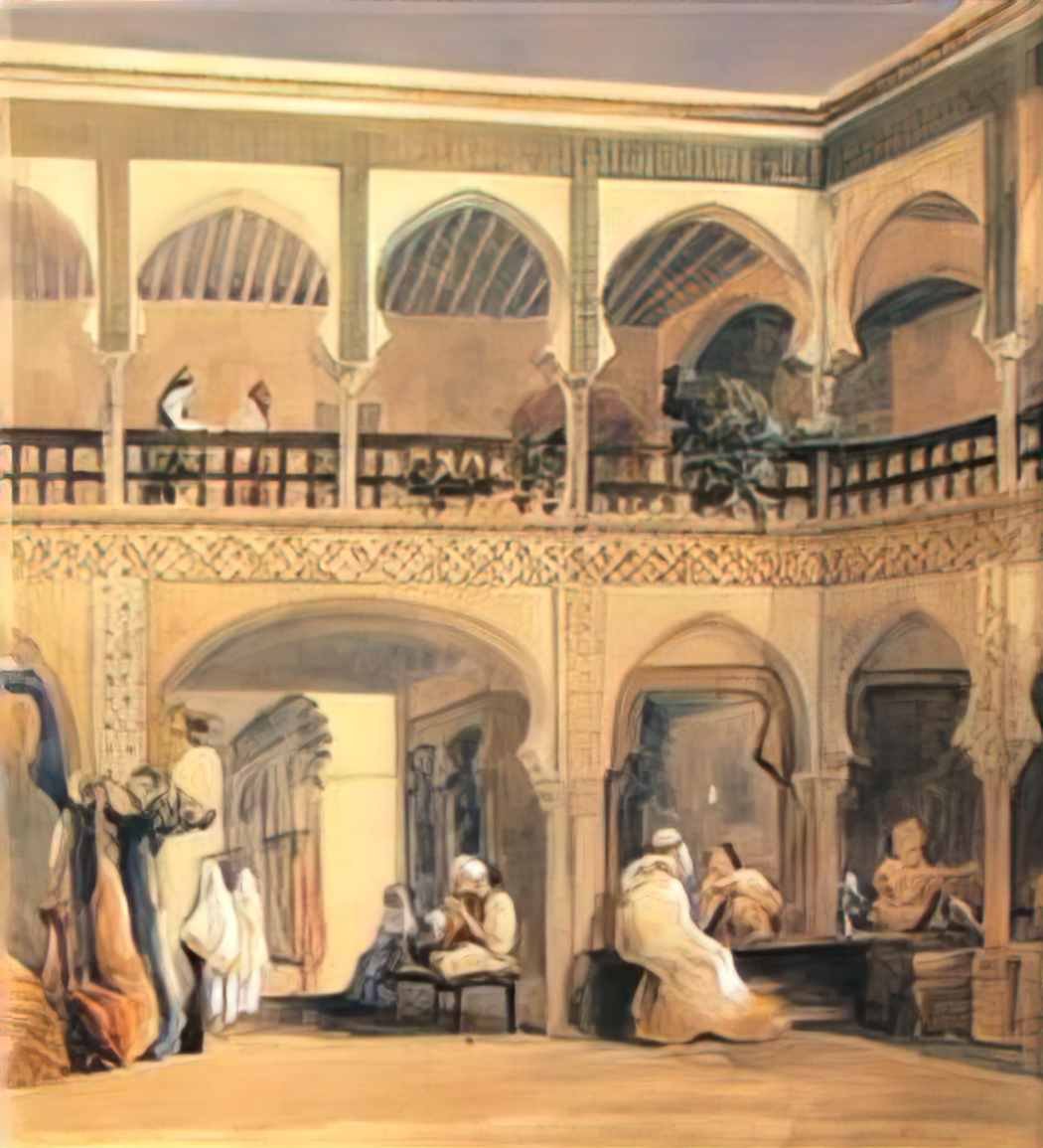 Theodore Chasseriau bazaar in orleans Art A4 Photo Print