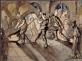 Theodore Chasseriau forge du creusot 1836 Art A4 Photo Print