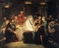 Theodore Chasseriau macbeth apercevant le spectre de banco 1854 Art A4 Photo Print