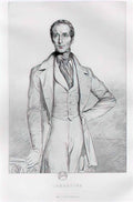 Theodore Chasseriau portrait de lamartine 1844 Art A4 Photo Print