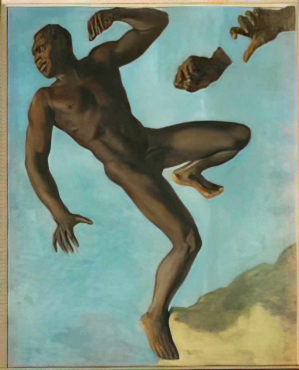 Theodore Chasseriau study of negro 1838 Art A4 Photo Print