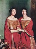 Theodore Chasseriau the two sisters 1843 Art A4 Photo Print