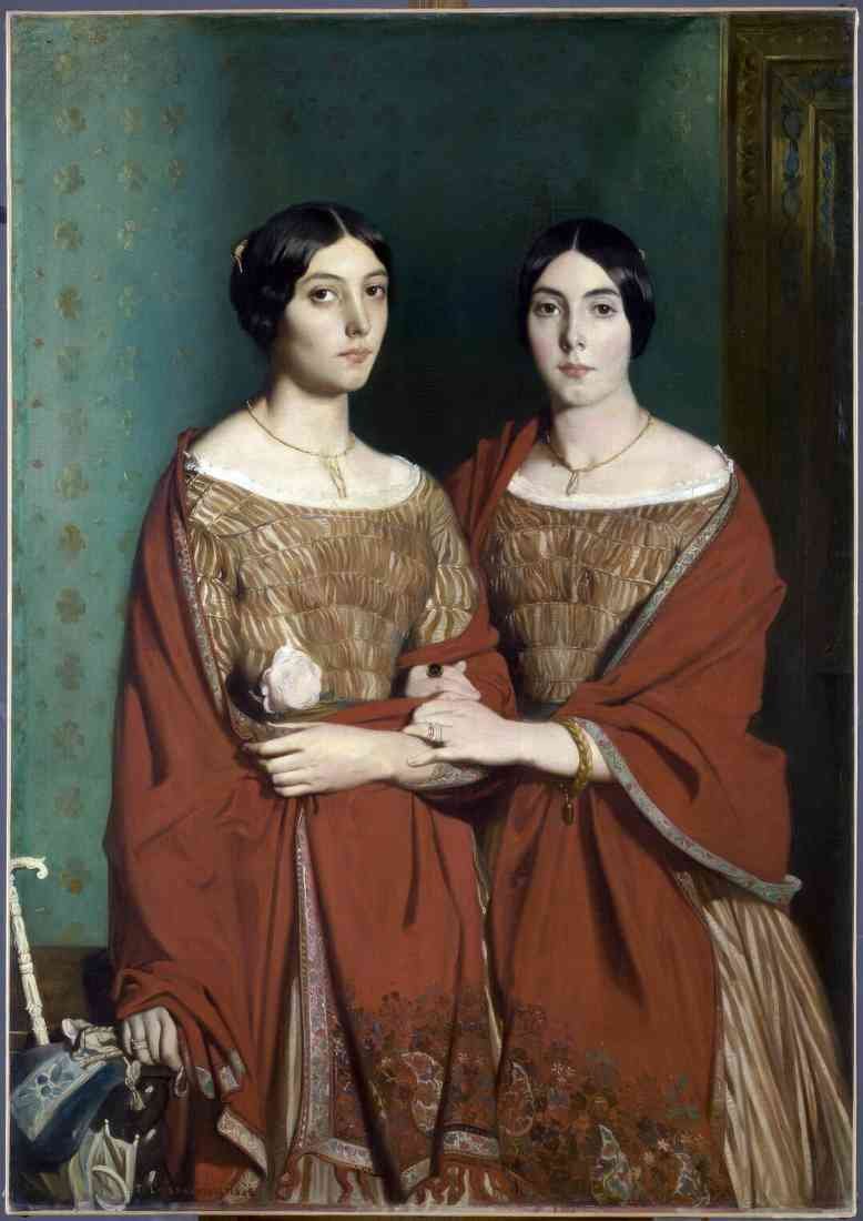 Theodore Chasseriau the two sisters 2026 A4 Photo Print