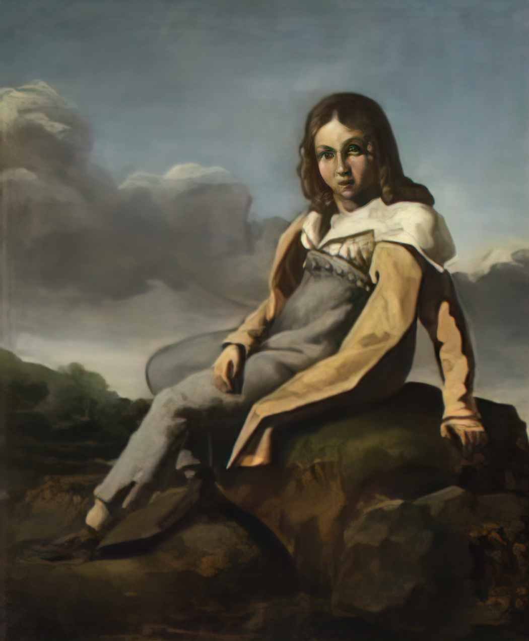 Theodore Gericault alfred dedreux as a child Art A4 Photo Print