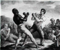 Theodore Gericault boxers Art A4 Photo Print