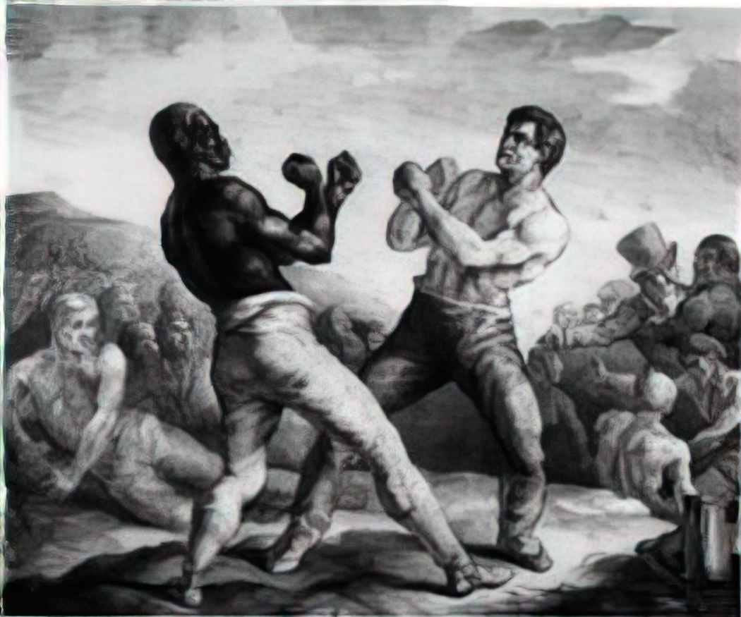Theodore Gericault boxers Art A4 Photo Print