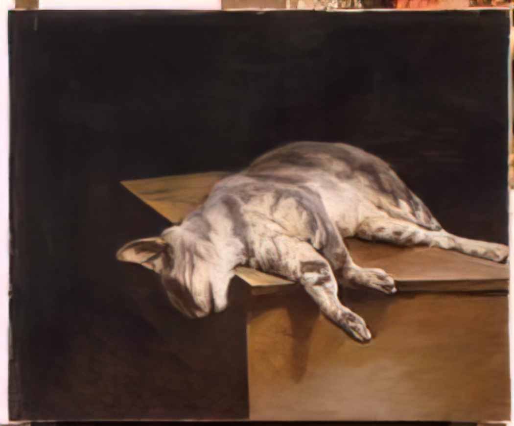 Theodore Gericault dead cat Art A4 Photo Print