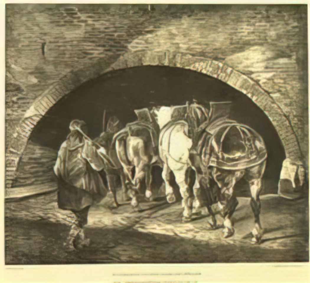 Theodore Gericault entrance to the adelphi wharf Art A4 Photo Print