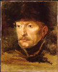 Theodore Gericault head of a horseman Art A4 Photo Print