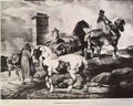 Theodore Gericault horses going to a fair Art A4 Photo Print