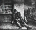 Theodore Gericault man on the street Art A4 Photo Print