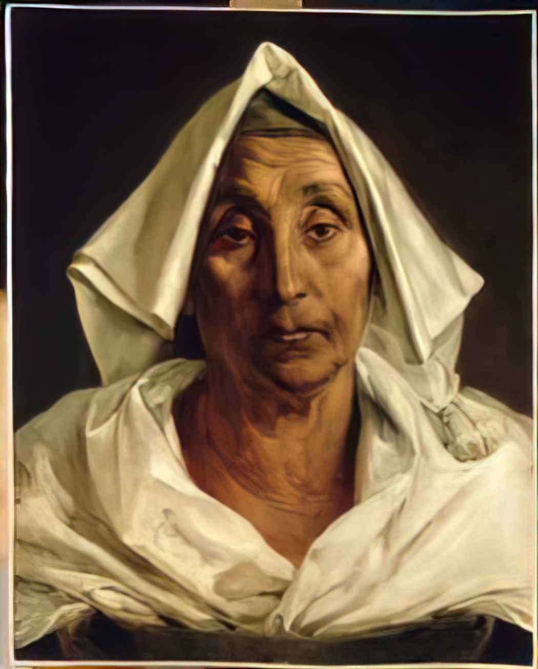 Theodore Gericault old italian peasant Art A4 Photo Print