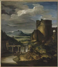 Theodore Gericault paysage classique matin Art A4 Photo Print