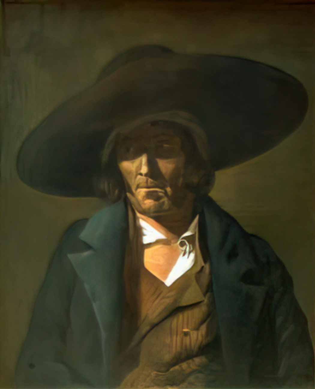 Theodore Gericault portrait of a man the vendean 1823 Art A4 Photo Print