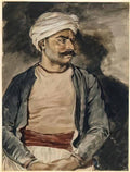 Theodore Gericault portrait of mustapha Art A4 Photo Print