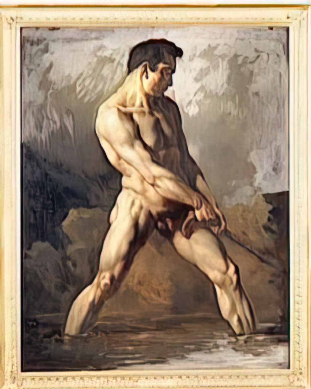Theodore Gericault study of a male nude Art A4 Photo Print