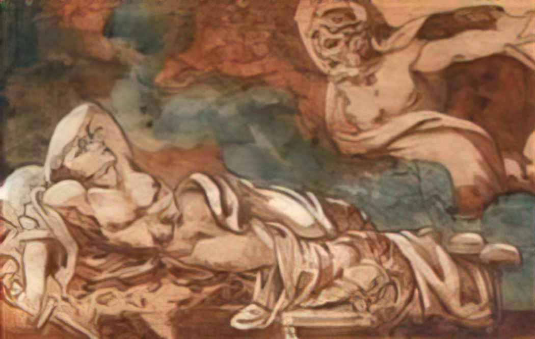 Theodore Gericault the dream of aeneas Art A4 Photo Print