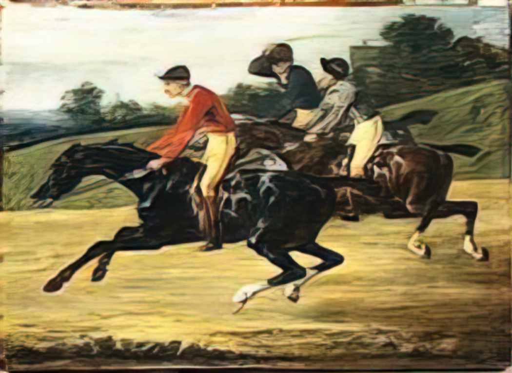 Theodore Gericault the horse race 1824 1 Art A4 Photo Print