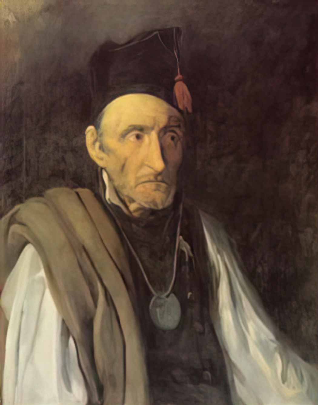 Theodore Gericault the insane 1823 Art A4 Photo Print