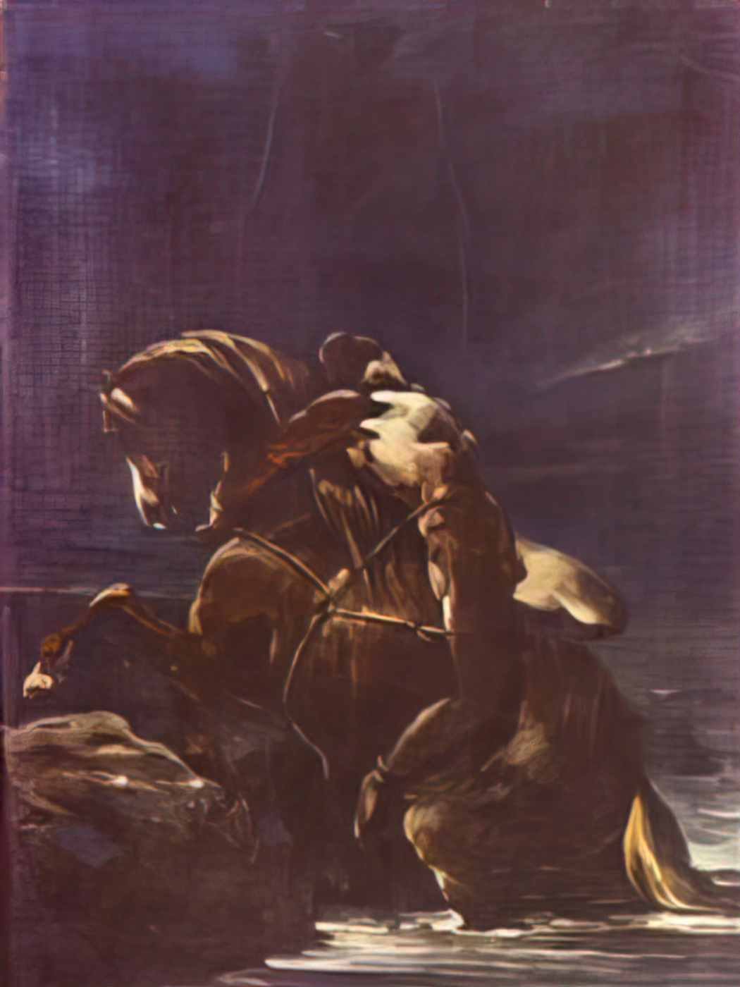 Theodore Gericault the page mazeppa Art A4 Photo Print