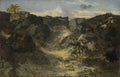 Theodore Rousseau A Rocky Landscape A4 Photo Print