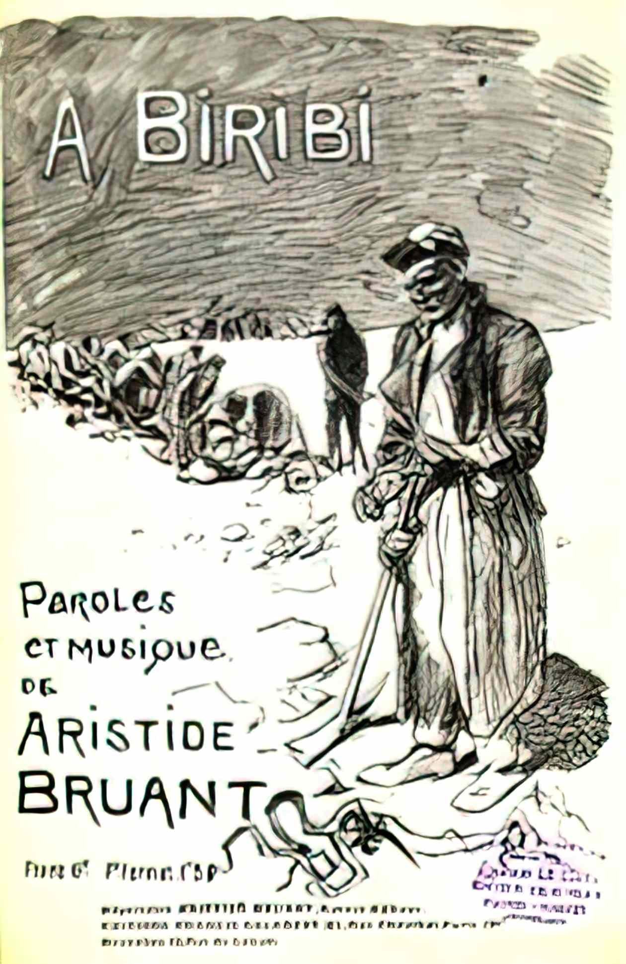 Theophile Steinlen a biribi 1890 Art A4 Photo Print