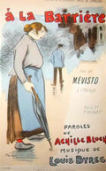 Theophile Steinlen a la barriere 1892 Art A4 Photo Print