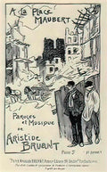 Theophile Steinlen a la place maubert 1886 Art A4 Photo Print