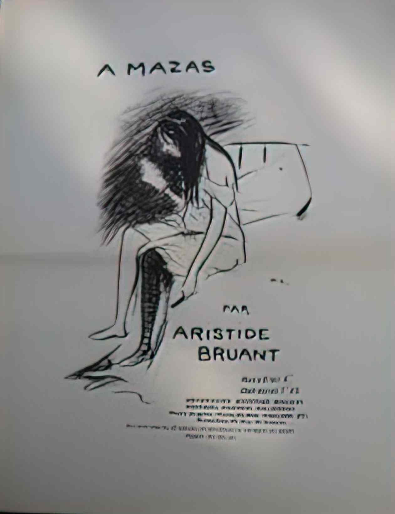 Theophile Steinlen a mazas 1884 Art A4 Photo Print