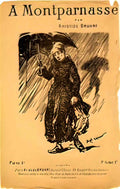 Theophile Steinlen a montparnasse 1884 Art A4 Photo Print