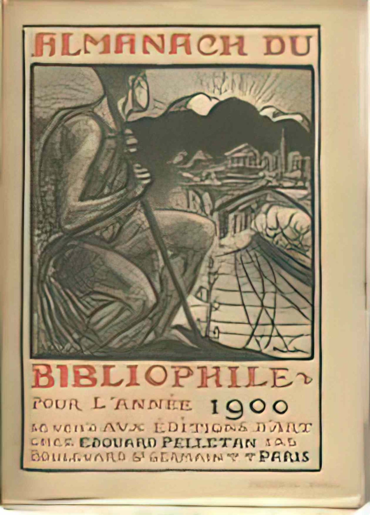 Theophile Steinlen almanach du bibliophile pour l annee 1901 Art A4 Photo Print