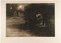 Theophile Steinlen amoureux sur un banc 1902 2 Art A4 Photo Print