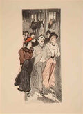 Theophile Steinlen aupres de ma blonde Art A4 Photo Print
