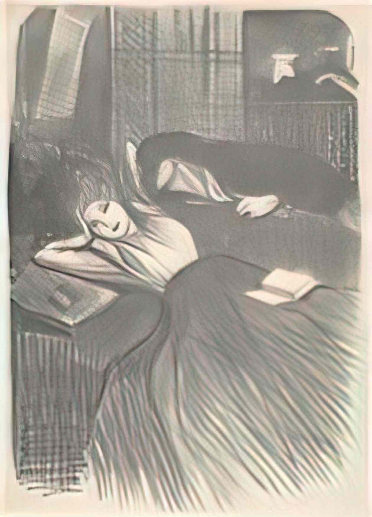 Theophile Steinlen baiser d amants 1902 Art A4 Photo Print