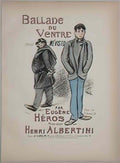 Theophile Steinlen ballade du ventre 1892 1 Art A4 Photo Print