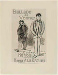 Theophile Steinlen ballade du ventre 1892 Art A4 Photo Print