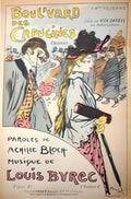 Theophile Steinlen boulvard des capucines 1893 Art A4 Photo Print