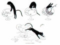 Theophile Steinlen cat and goldfish Art A4 Photo Print