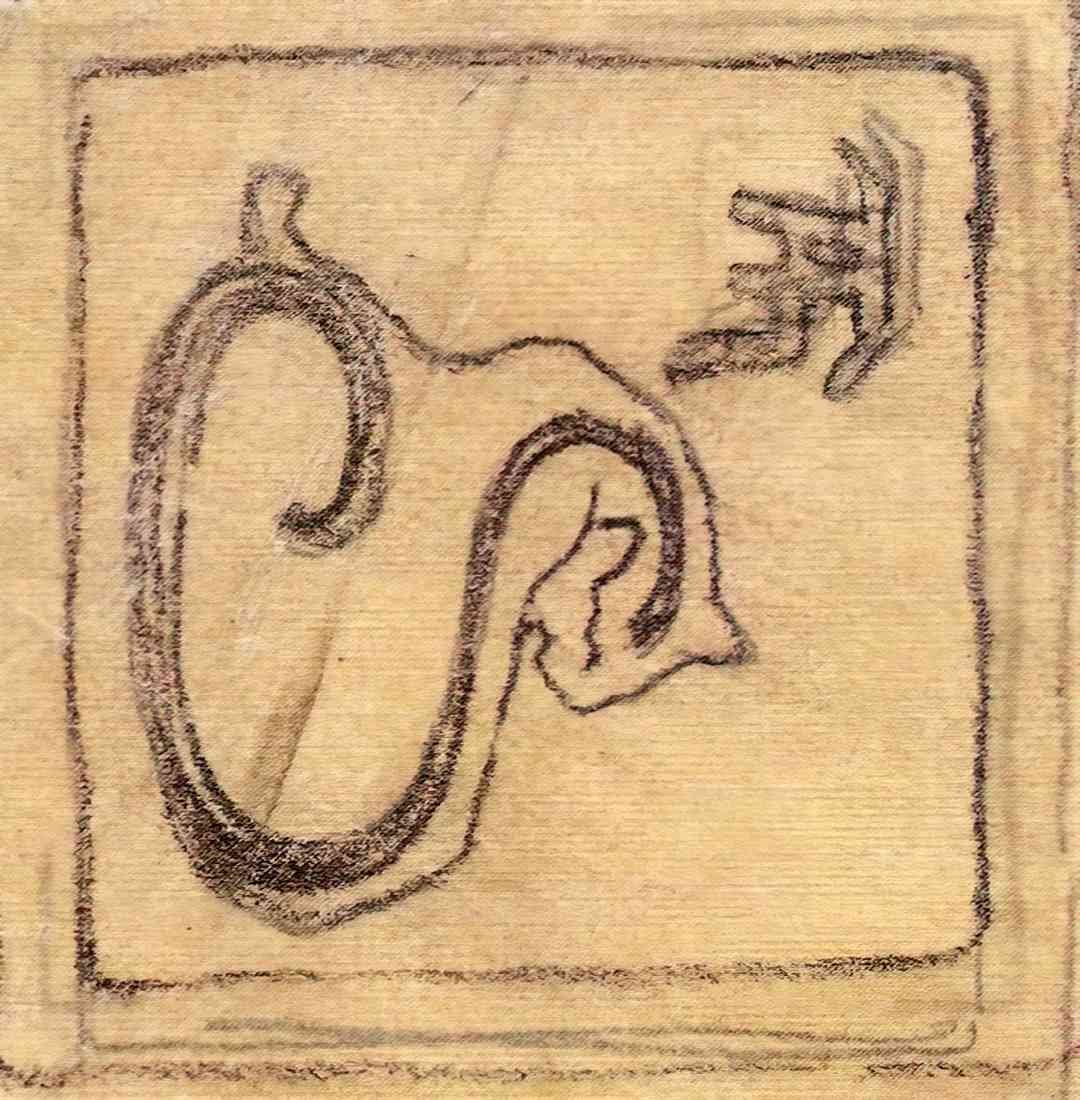Theophile Steinlen cat monogram A4 Photo Print