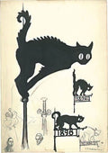 Theophile Steinlen cats 1896 1 A4 Photo Print