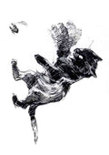 Theophile Steinlen cats paw in blurring motion A4 Photo Print