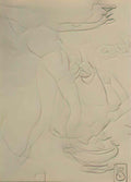 Theophile Steinlen chanson a boire preliminary sketch Art A4 Photo Print