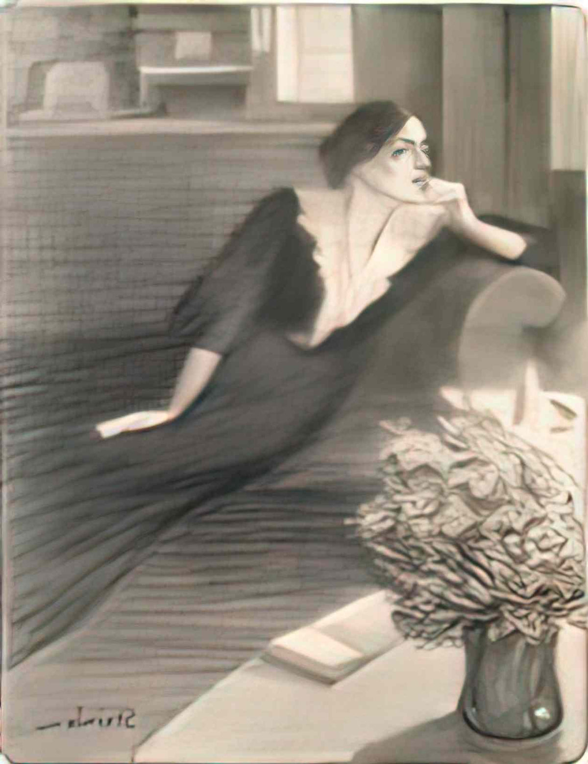 Theophile Steinlen chanson crepusculaire 1897 Art A4 Photo Print