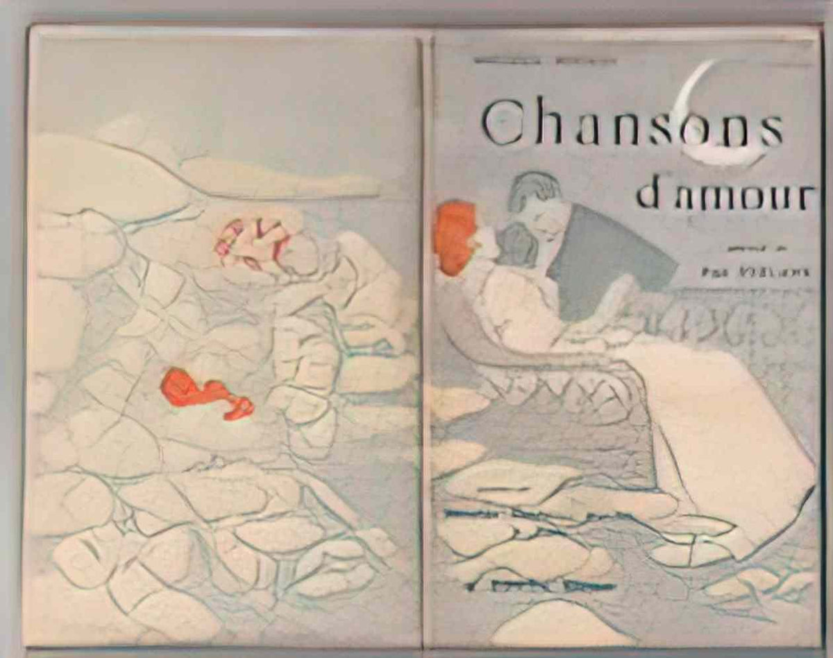 Theophile Steinlen chansons d amour 1893 1 Art A4 Photo Print