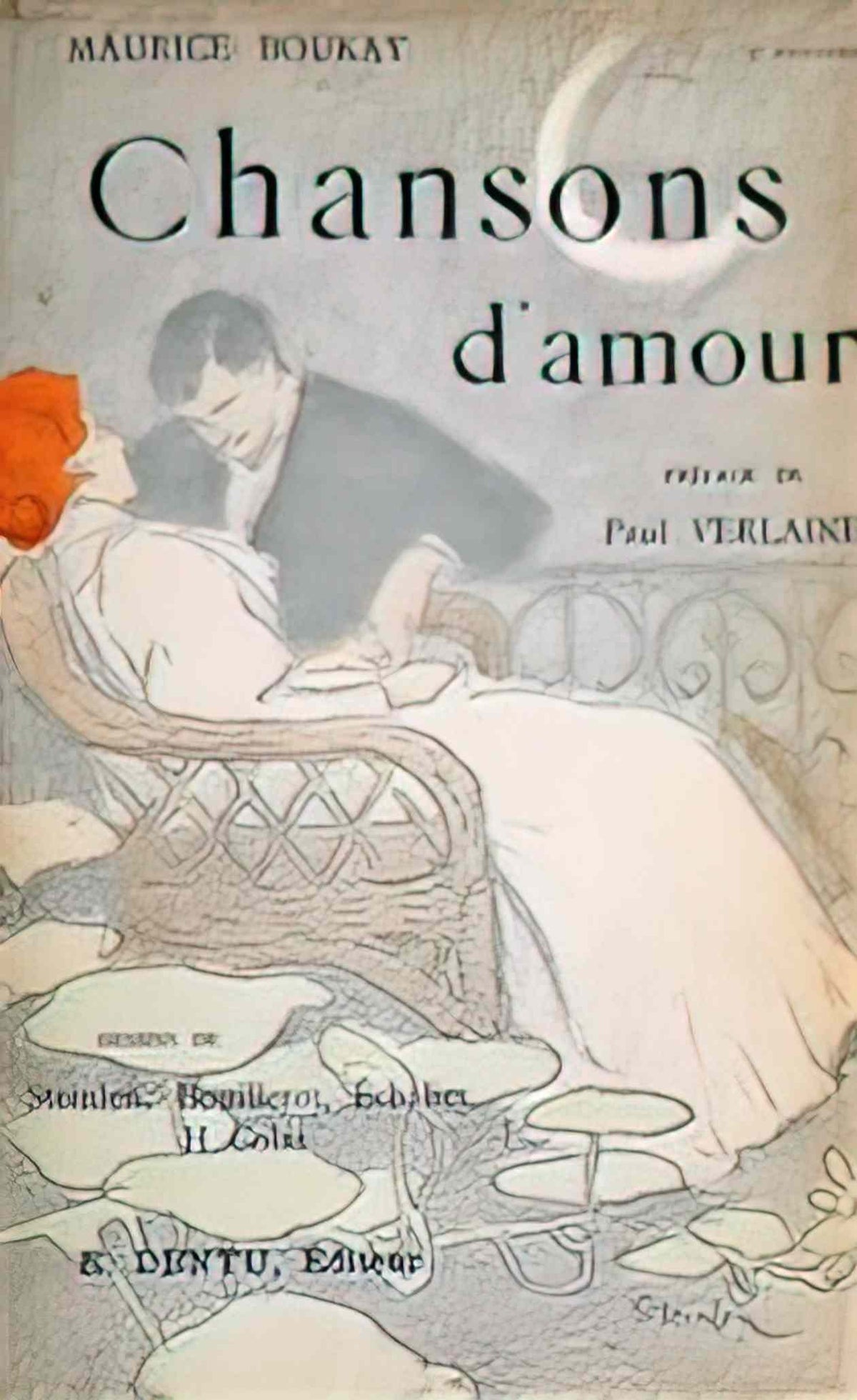Theophile Steinlen chansons d amour 1893 Art A4 Photo Print