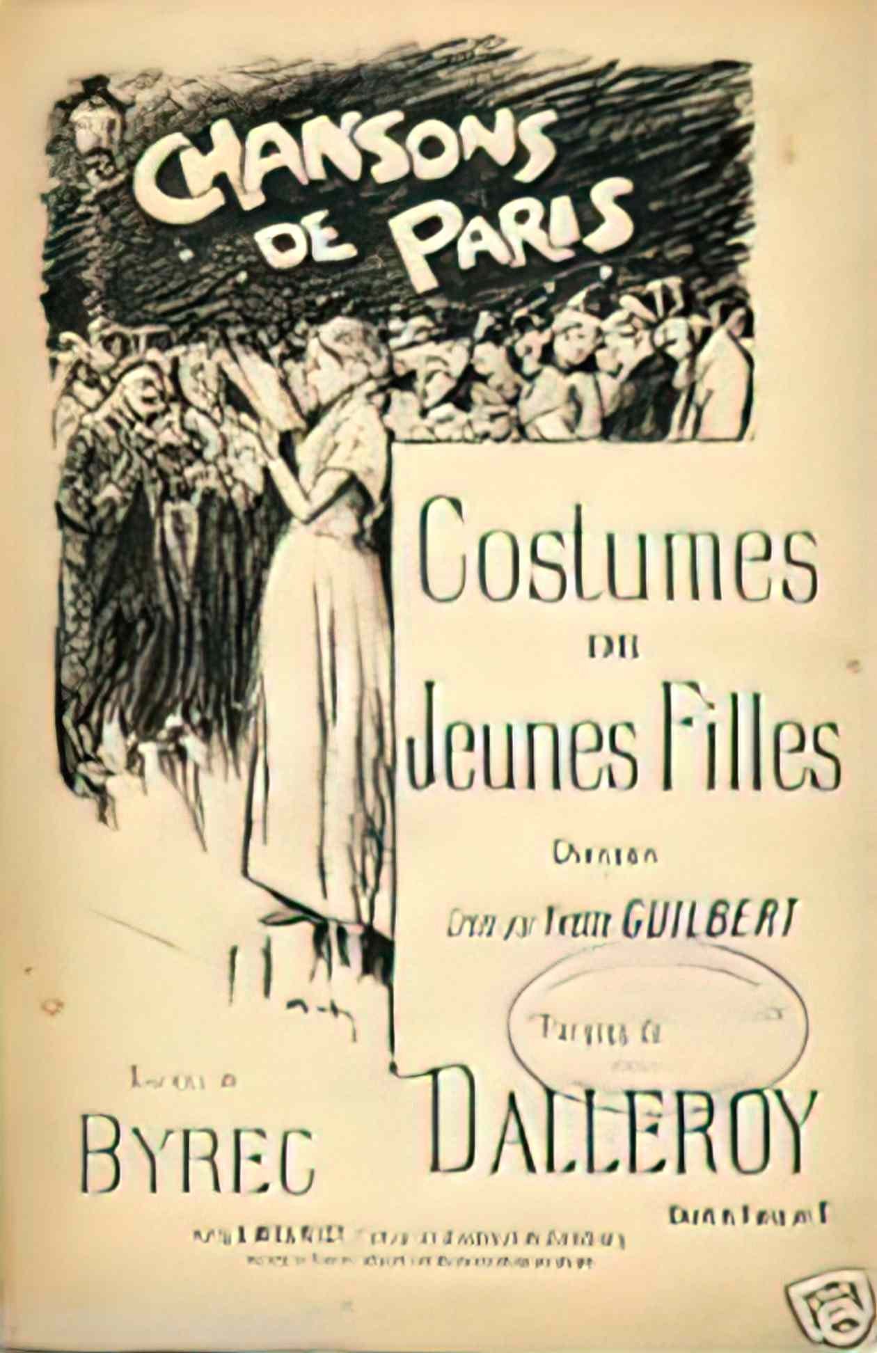 Theophile Steinlen chansons de paris 1 Art A4 Photo Print